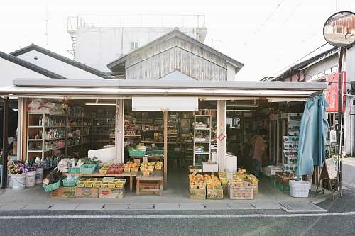person gray store shop