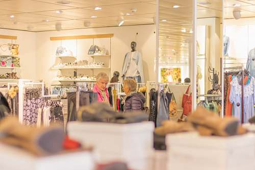 human people inside apparel shop shop