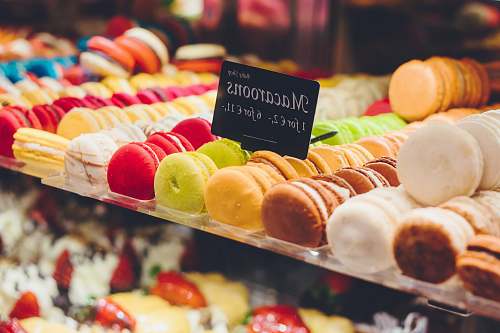 bakery baked macaroons confectionery