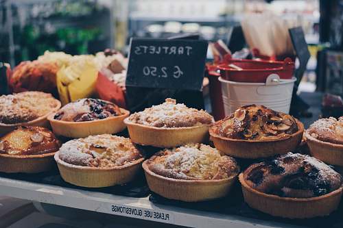 bakery baked tartlets cream