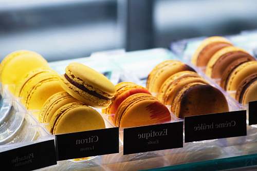 bakery macaroons food