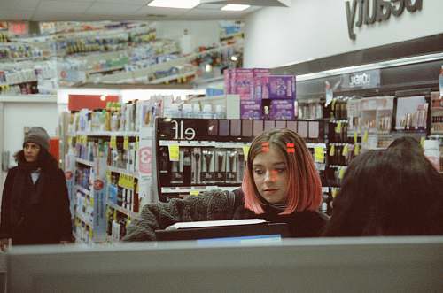 human people inside store person