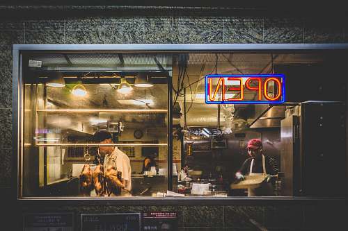 chinatown person standing in kitchen during nighttime new york