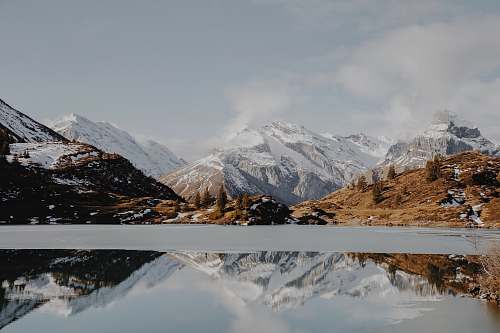 mountain photography of mountain with ice snow
