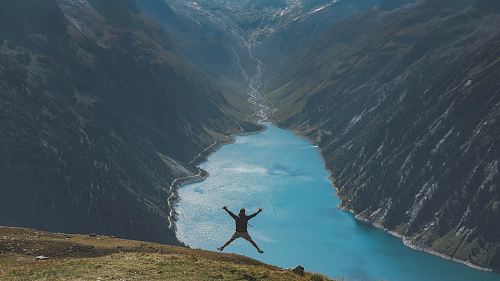 person jumping