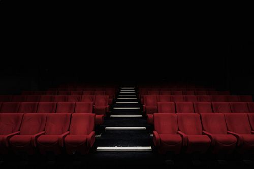 red cinema chair