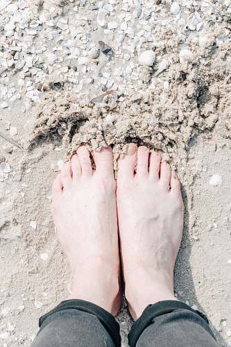 person person standing on sand nature
