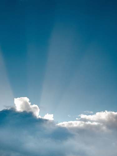 outdoors low angle photography of clouds sunlight
