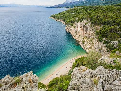 water blue ocean shoreline