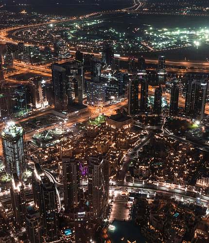 city city landscape during night urban