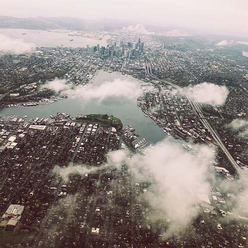seattle aerial photography of city during daytime aerial view