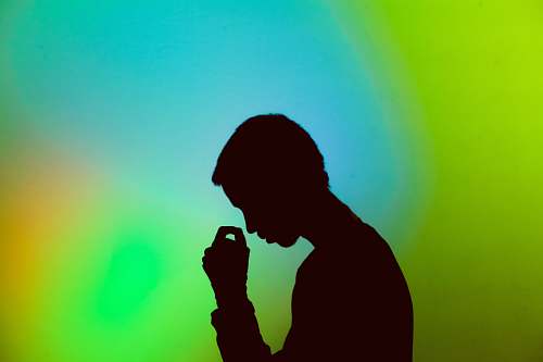  silhouette photography of man illustration 