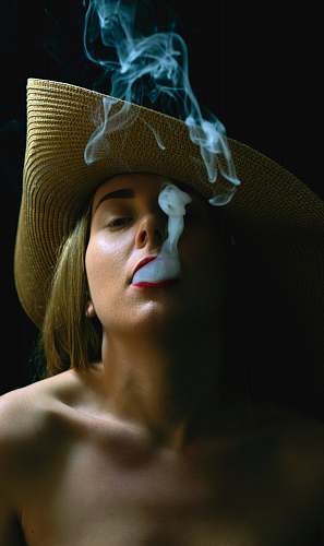 clothing woman with white flower on her head hat