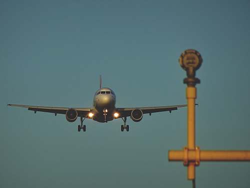flying flying gray airplane flight