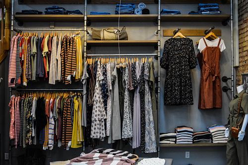 assorted-color clothes