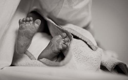 baby A baby's feet. newborn