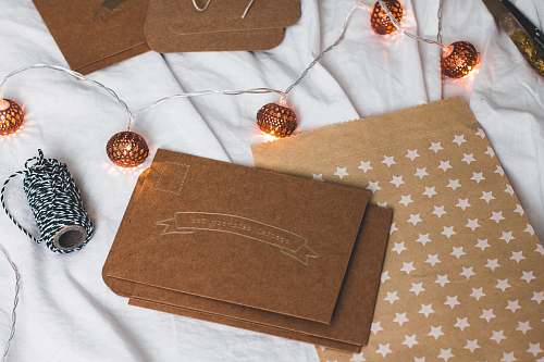 cologne brown box and string lights germany
