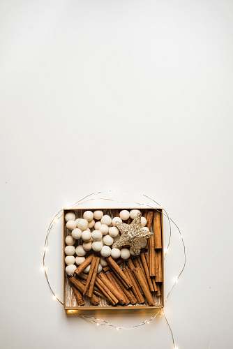wood brown stick on tray warm