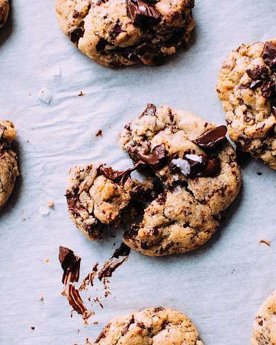 dessert close-up photo of baked cookies sweet