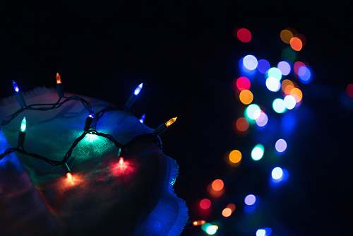 holidays lighted assorted-color string lights bookah