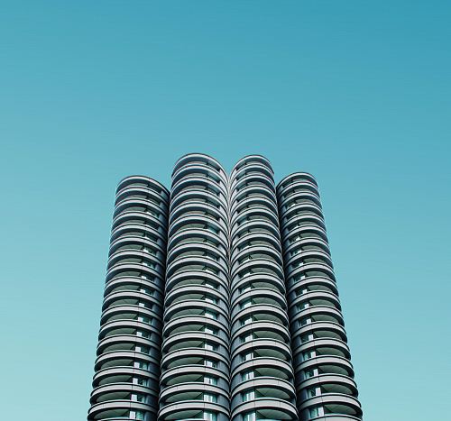 low-angle photo of high-rise building