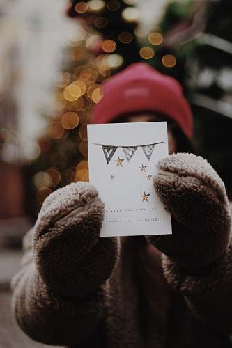 clothing white star print card christmas