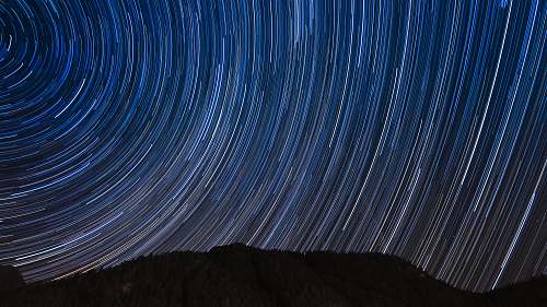 sky long exposure photography of stars star