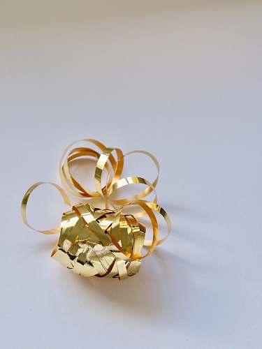 gold gold plastic decor ribbon