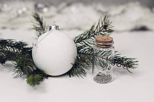 warsaw white bauble on top white surface poland