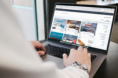 laptop person using MacBook Pro hardware
