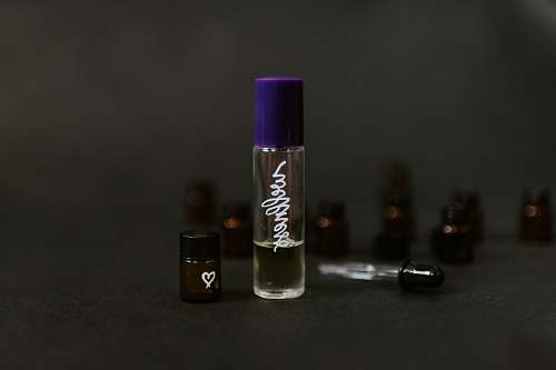bottle clear glass bottle deodorant