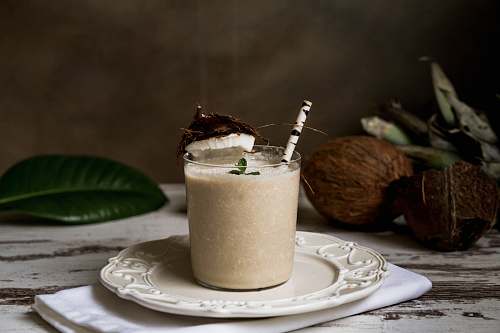 drink smoothie filled glass cuo glass
