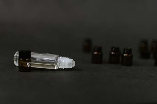 injection clear glass roll-on cologne wristwatch