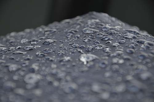 wet focus photo of clear water drops rain