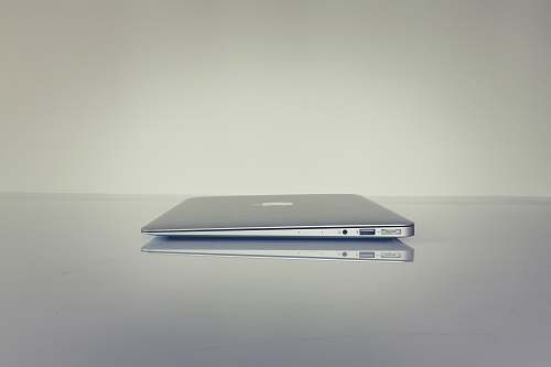 work MacBook Air on table usb