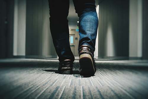 jeans person walking on room bangkok
