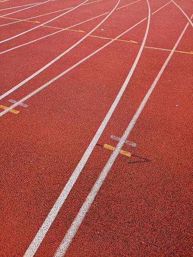 sports empty runner race track during daytime running track