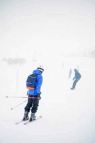 person man skiing on ice skiing