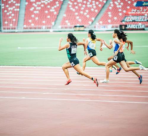 person woman running human
