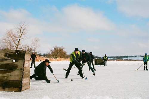 hockey people playing hockey people