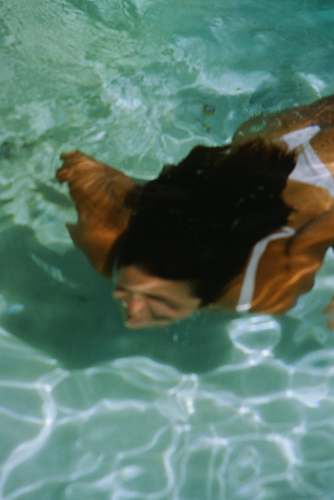 swimming woman swimming in water person