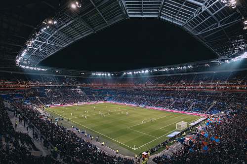 crowd soccer stadium arena