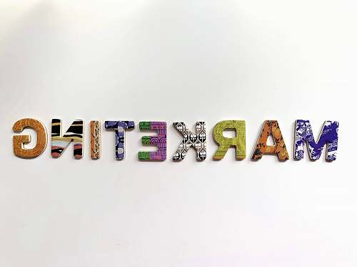 alphabet multicolored marketing freestanding letter number