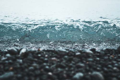 sea seashore rock