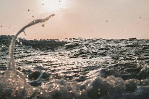 sea water splash ocean