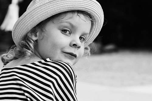 person grayscale photo of girl people