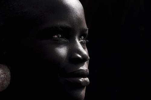 ethiopia photo of woman wearing silver-colored hoop earring face