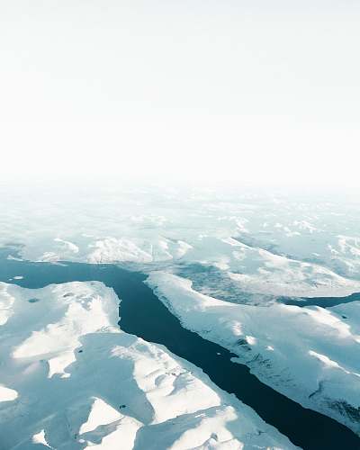 ice aerial photography of iceberg glacier