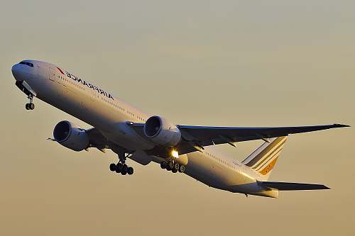 airplane white Airfrance airliner transportation