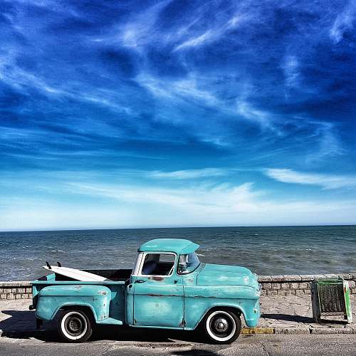 truck blue single cab pickup truck mar del plata